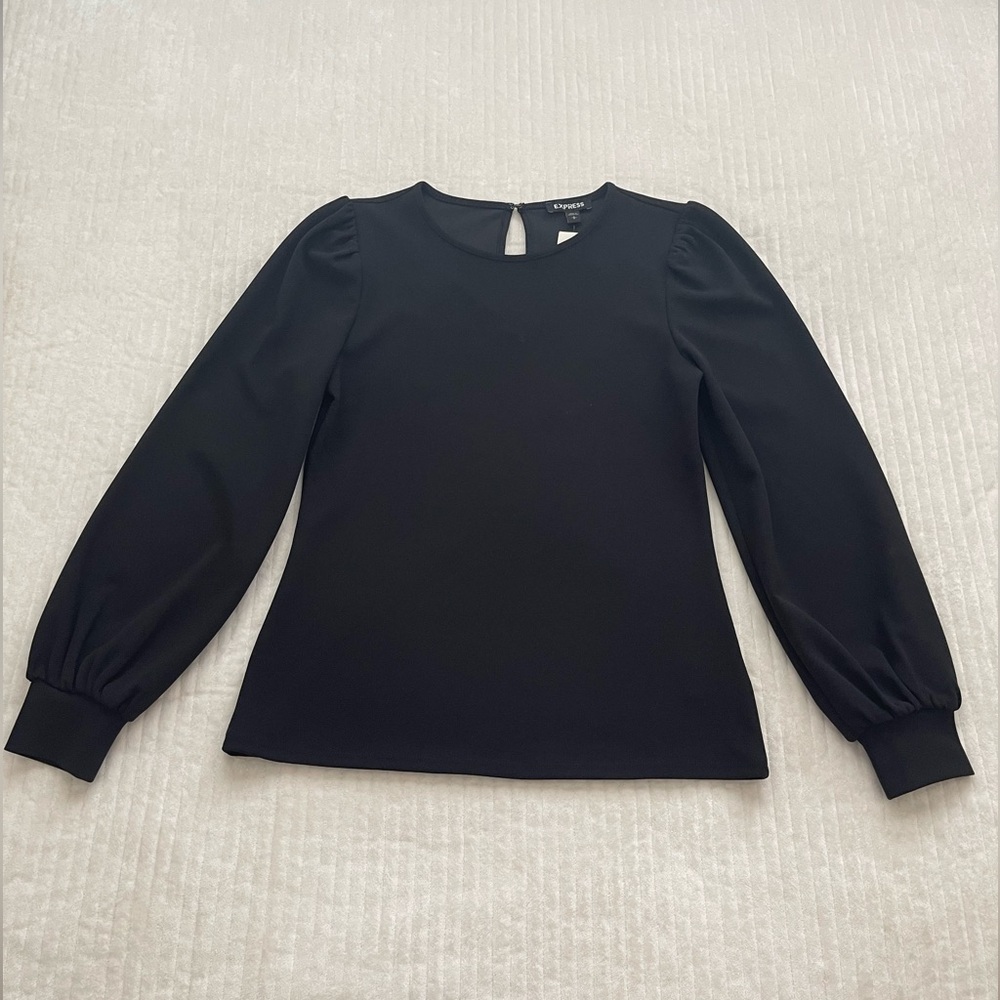 Express Black Dressy Blouse | Small